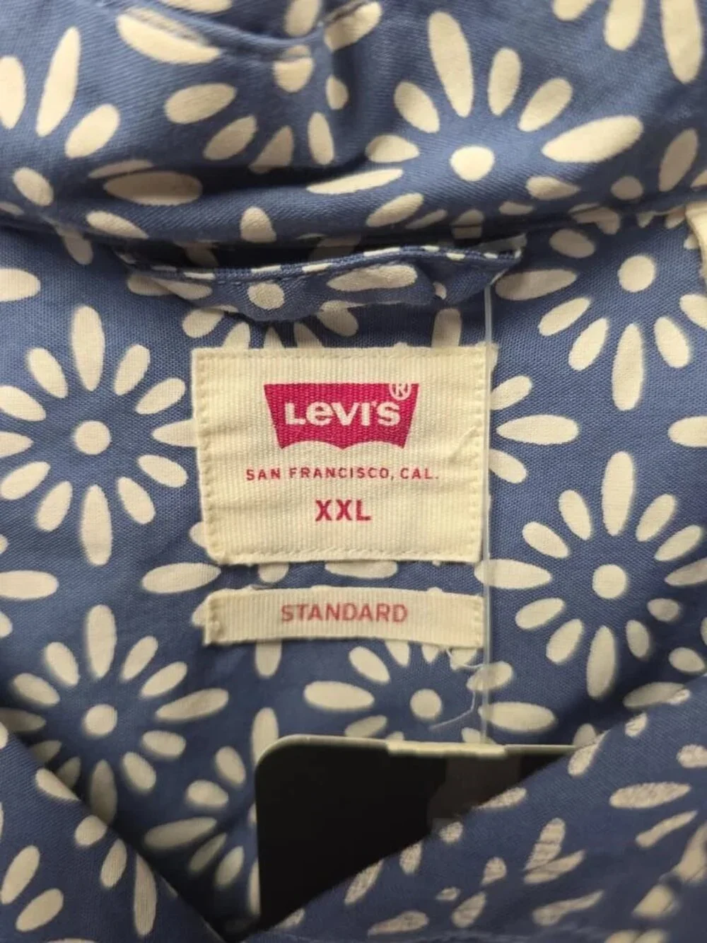 Mens Levi's Blue Dress Shirt Size XXL ORG $55 NWT (RackD4)